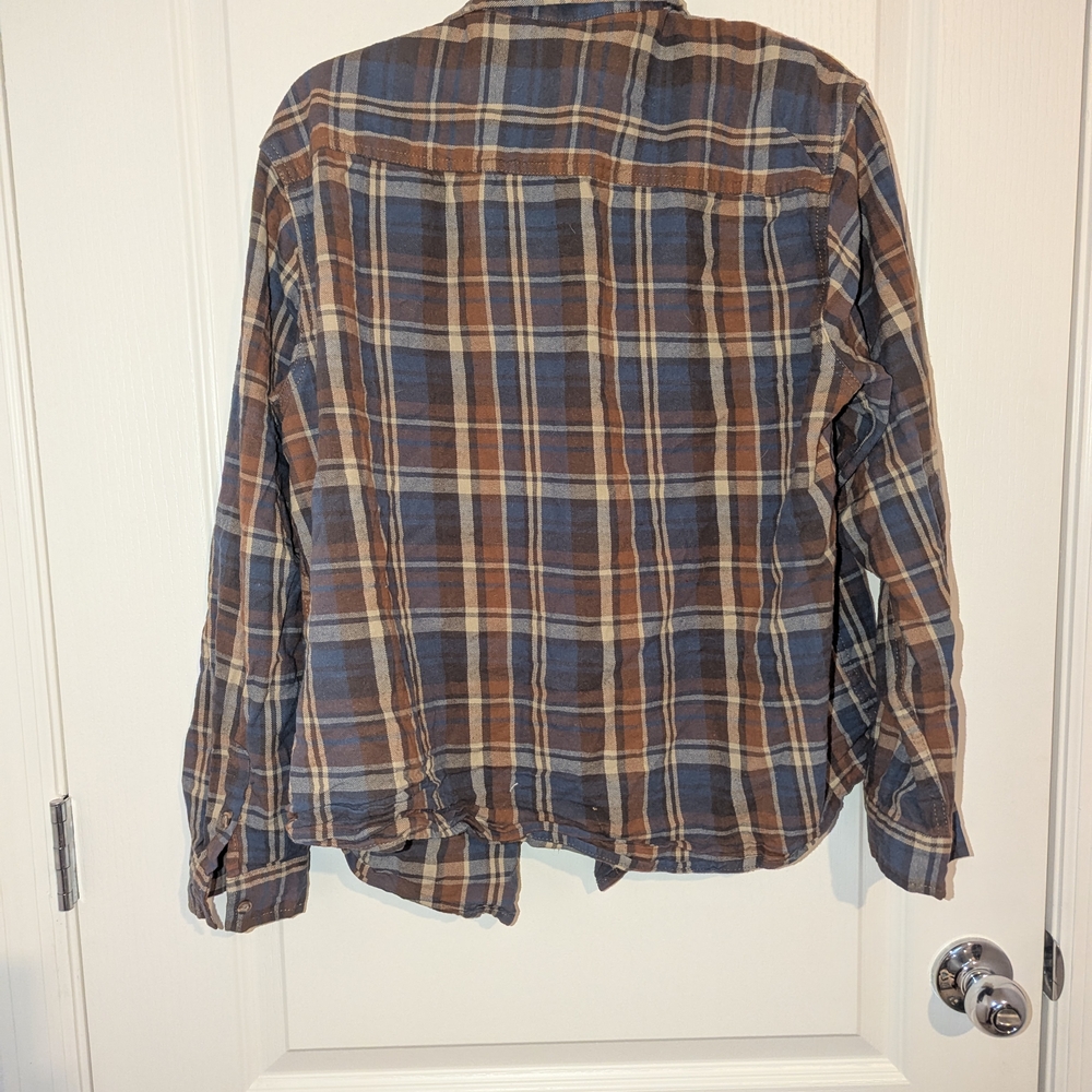 Plaid Button-Up Shirt - Picture 2 of 3